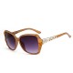 Women Vintage Large Frame Sun Glassess Summer Outdooors Anti-UV Eyeglassees