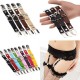 Women Vintage Leather Sock Garters Sexy Pin Single Hasp Handmade Suspender