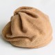 Women Vintage Winter Cotton Knit French Beret Caps Outdoor Ski Newsboy Painter Hat