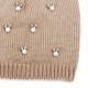 Women Warm Pearl Deco Knitted Hat Knit Beanie Cap