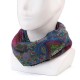 Women Warm Plus Velvet Thicken Beanie Hat Collar Cashmere Fashion Painting Hat