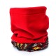 Women Warm Thicken Ethnic Style Collar Scarf Outdoor Fleece Windproof Mask Scarf