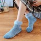 Women Warm Thickening Fleece Lining Anti-Slip Floor Socks Ankle Tube Socks