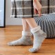 Women Warm Thickening Fleece Lining Anti-Slip Floor Socks Ankle Tube Socks