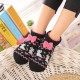 Women Winter Christmas Casual Fashion Ankle Socks Non-Slip Floor Socks Thickening Knitted Socks