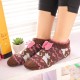 Women Winter Christmas Casual Fashion Ankle Socks Non-Slip Floor Socks Thickening Knitted Socks