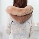 Women Winter Plush Thick Winter Beanie Hat Scarf Gloves Set Outdoor Earmuffs Cap