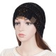 Women Winter Ponytail Beanie Hat Knitted Messy Bun Beanie Hat Multifunctional Snow Hat