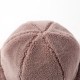 Women Winter Thick Warm Cashmere-like Bucket Cap Rolled Cuff Brimless Hats