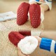 Women Winter Thickening Warm Casual Socks Non-Slip Silicone Middle Tube Socks