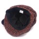 Women Winter Vintage Thicken Earmuffs Painter Knit Beret Caps