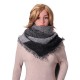 Women Winter Warm  Blanket Grid Cashmere Scarf Tassel Shawl Checked Wrap Stole