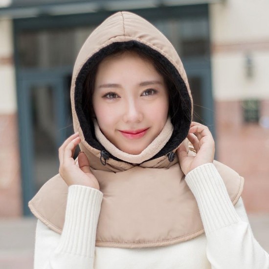 Women Winter Windproof Waterproof Multifunction Outdoor Sport Cap Skiing Hooded Hat