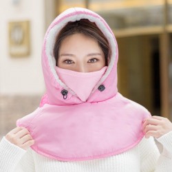 Women Winter Windproof Waterproof Multifunction Outdoor Sport Cap Skiing Hooded Hat