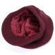 Women Wool Knitted Warm Octagonal Cap Solid Flexible Casual Hats