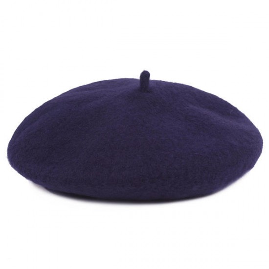 Women Wool Solid Beret Cap Fashion Bonnet Caps Winter Warm Outdoor Hat