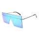 Women and Man Square Glasses Fashion Solid Color Gradient Transparent Sunglasses