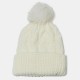 Women's Beanie All Match Warm Knitted Pompons Hat