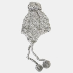 Women's Beanie Solid Color Warm Knitted Hat Small Caps With Hairball
