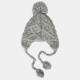 Women's Beanie Solid Color Warm Knitted Hat Small Caps With Hairball