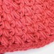 Women's Beanie Solid Color Warm Knitted Hat Small Caps With Rose Pompon Hat