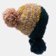 Women's Beanie Stylish Warm Knitted Hat Accessory Pompons Hat