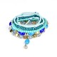 Women's Bohemian Bracelet Colorful Multilayer Beads Charming Bracelet