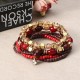 Women's Bohemian Bracelet Colorful Multilayer Beads Charming Bracelet