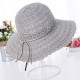 Women's Breathable Mesh Bucket Hat Casual Sunshade Straw Hats