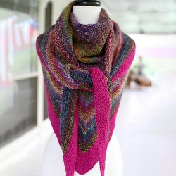 Women's Casual Color Block Knitted Scarves & Shawl