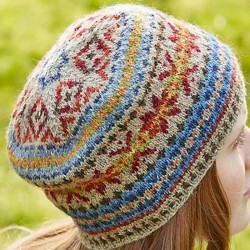 Women's Casual Printed Knitted Beanie Hats