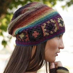Women's Color-Block Casual Knitted Hats Beanie