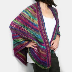 Womens Color-Block Casual Scarves Shawl