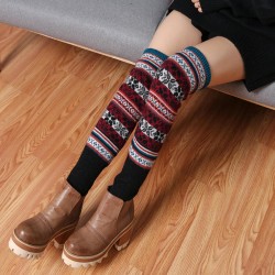 Women's Compression Sock Fashion Thick Socks Set Pile Leggings Socks Warm Loafer Socks