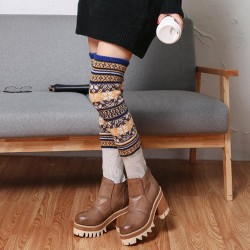 Women's Compression Sock Fashion Thick Socks Set Pile Leggings Socks Warm Loafer Socks