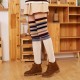 Women's Compression Socks Vintage Color Striped Fashion Sock