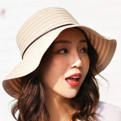 Women's Cotton Foldable Bucket Cap Vogue Sunshade Beach Visor Fisherman Hat