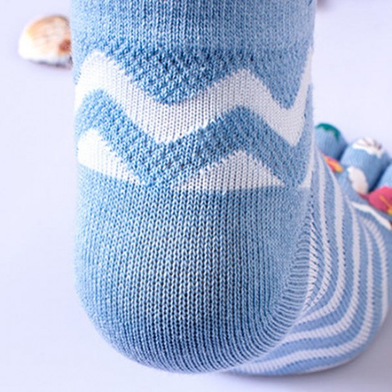 Womens Cute Stripe Autumn Warm Middle Tube Socks Soft Good Elastic Socks