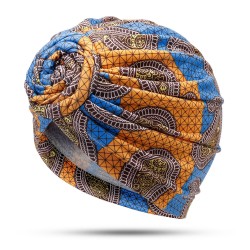 Women's Ethnic Forehead Circle Knot Headscarf Fashion Turban Cap