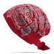 Womens Ethnic Vintage Embroidery Flowers Breathable Beanie Hat Casual Adjustable Turban Caps