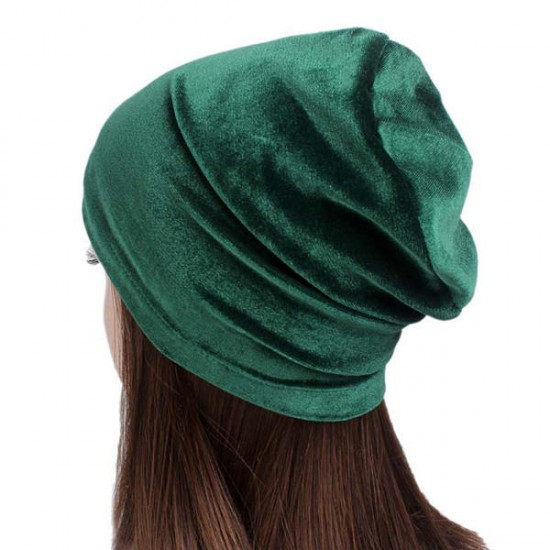 Womens Fleece Slouch Rhinestone Skullies Beanie Caps Bonnet Cap Outdoor Earmuffs Hat Turban