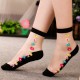 Women's Lace Antiskid  Sock Summer Thin Breathable Middle Tube Socks