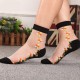 Women's Lace Antiskid  Sock Summer Thin Breathable Middle Tube Socks