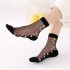 Women's Lace Antiskid  Sock Summer Thin Breathable Middle Tube Socks