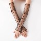 Women's Mesh Ice Sleeves Anti-UV Long-sleeved Lace Half Finger Gloves Arm Sleeves