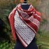Women's Red Casual Color Block Scarves & Shawls Scarf