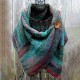 Women's Scarf Casual Multicolor Stripes Round Neck Scarves & Shawls