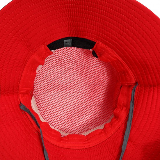 Womens Summer Breathable Fisherman Hat Outdoor Quick-dry Foldable Sunshade Bucket Hat