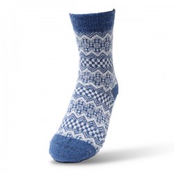 Womens Vintage Winter Warm Middle Tube Socks High Elastic Adjustable Soft Socks