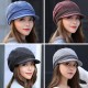 Womens Vogue Warm Earmuffs Beret Caps Outdoor Travel Flat Bonnet Hat